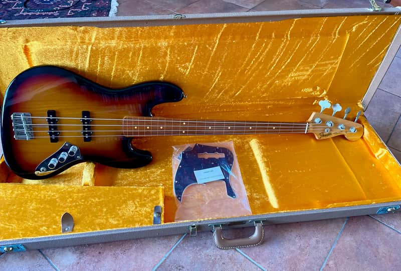 Fender JAZZ BASS JACO PASTORIUS FRETLESS 2002 - SUNBURST image 1