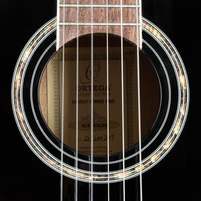 Ortega RCE145LBK NT Lefthand Black, incl. Gigbag - Lefthand Classical Guitar image 10