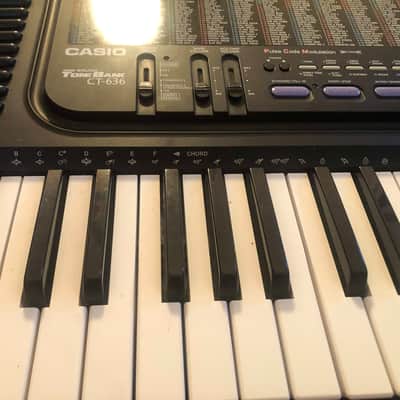 Casio CT-636 61-Key Synthesizer 1986 - Black image 3