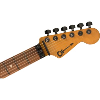 Charvel Pro-Mod Relic San Dimas Style 1 HH Floyd Rose w/ Seymour Duncan Pickups - Weathered Black image 6