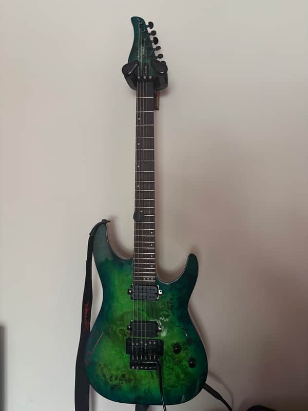 Schecter C-6 Pro FR 2018 - Present - Aqua Burst image 1