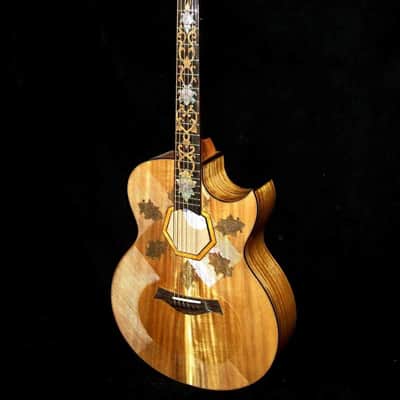 Blueberry Handmade Acoustic Guitar Grand Concert image 11