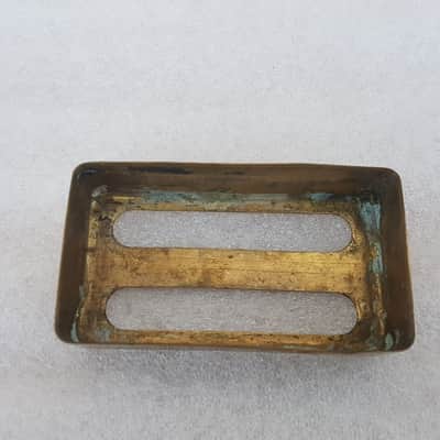 80's BRASS HUMBUCKER PICKUP COVER made in USA image 2