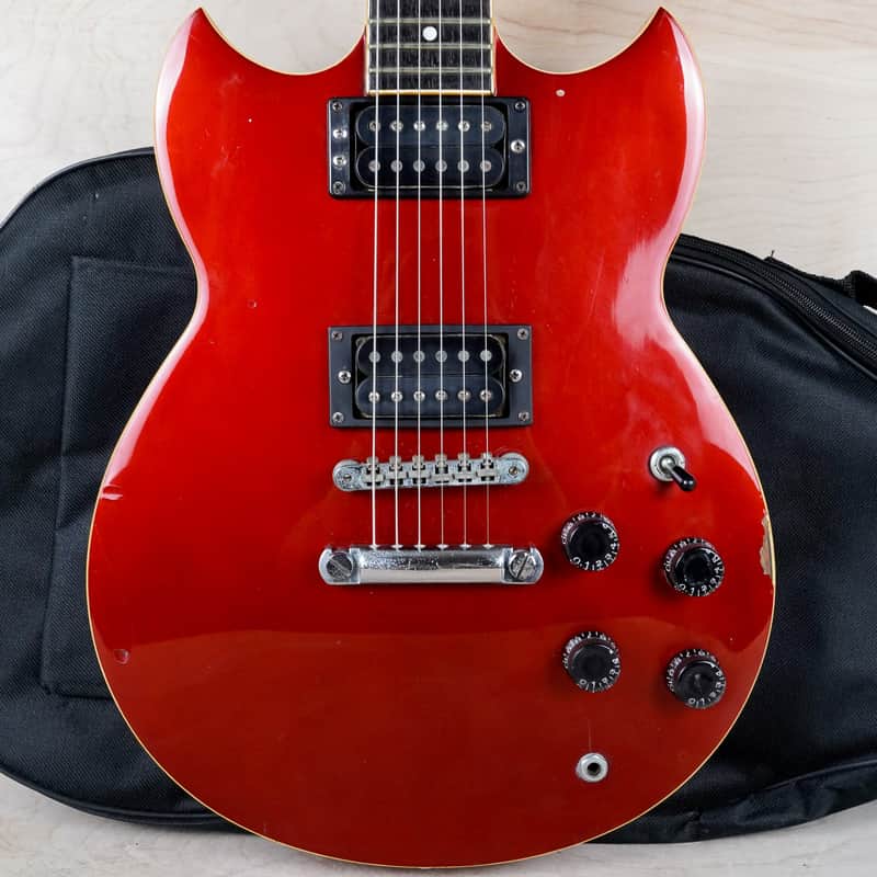 Yamaha SG-510 1984 Candy Tone Red Vintage Japan MIJ w/ Gig Bag image 1