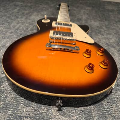 2002 Epiphone Les Paul Standard Made In Korea MIK Sunburst Flame