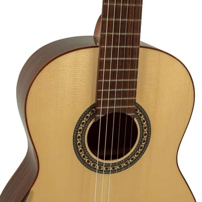 Manuel Rodriguez Academia 60-S, Spruce/Rosewood Décor 4/4, Gloss Classical Acoustic Guitar w/ Armrest .501.192 image 4