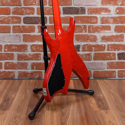 B.C. Rich Bich Six Transparent Red 1984 w/Hard Shell Case image 6