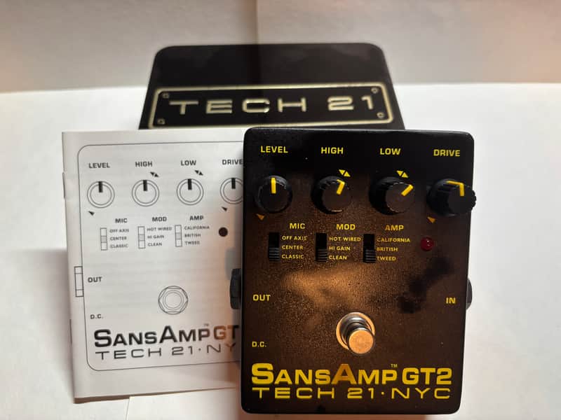 Tech 21 SansAmp GT2 1993 - Present - Black image 1
