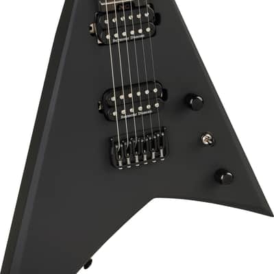 Jackson American Series Rhoads RR24 HT Ebony FB Satin Black with Case image 3