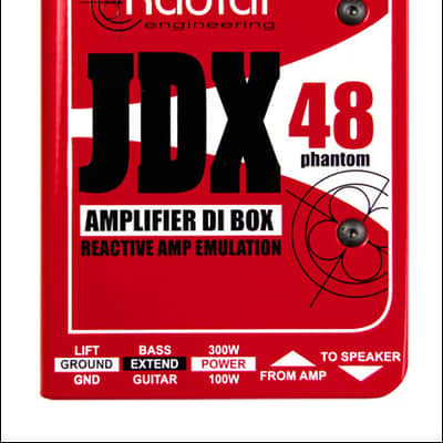 Radial JDX 48 Reactor Guitar Amp Direct Box image 1