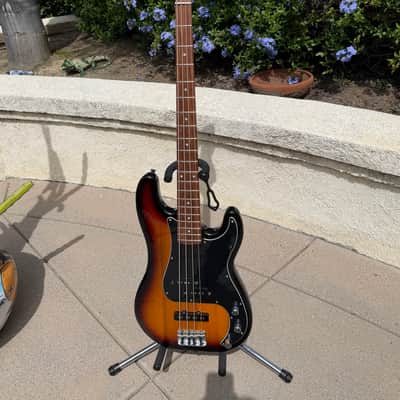 2002 Squier Standard Precision Bass Special P/J – 3-Color Sunburst - String-Through image 25