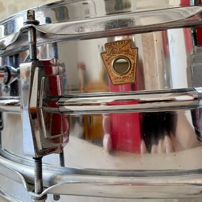 Ludwig LM400 Supraphonic 5x14 1966 Vintage Snare Drum image 5