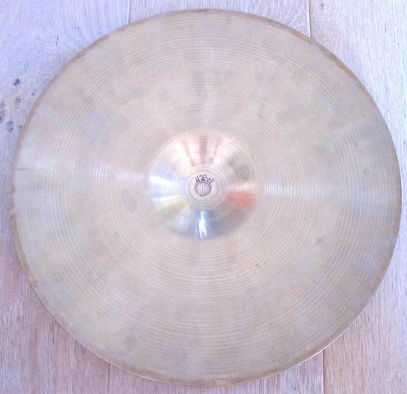 14" Zildjian A Hihat Cymbal, brilliant finish - Vintage 1950s image 1