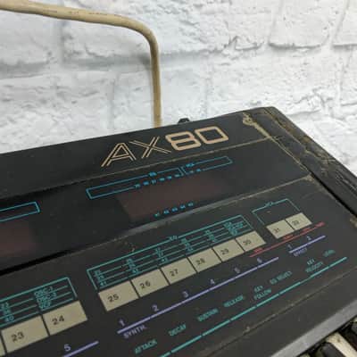 Vintage 1980s Akai AX80 8 Voice Analog Synthesizer Keyboard - Parts/Project Synth image 4