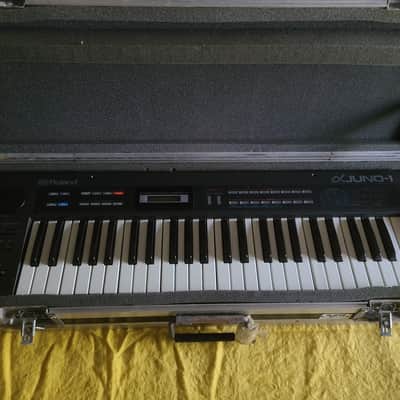 Roland Alpha Juno-1 49-Key Programmable Polyphonic Synthesizer 1985 - 1988 - Black image 9