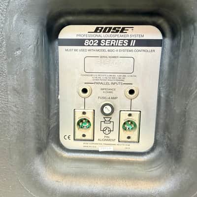 Bose 802 Series II Passive PA Speaker Pair w/ 802-C System Controller Late 1990s–Early 2000s image 8
