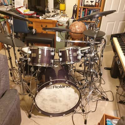 Roland VAD706 Acoustic Design Series Electronic V-Drum Kit 2021 - Present - Gloss Ebony image 6