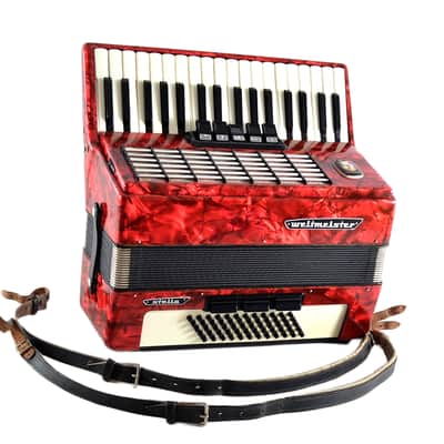 German Made Top Quality Accordion Weltmeister Stella 60 bass, 8 registers - from the Golden Era - Excellent Condition image 2