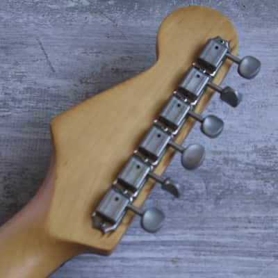 1989 Schecter Japan "East Series" HSS Stratocaster (Transparent Turquoise) image 13