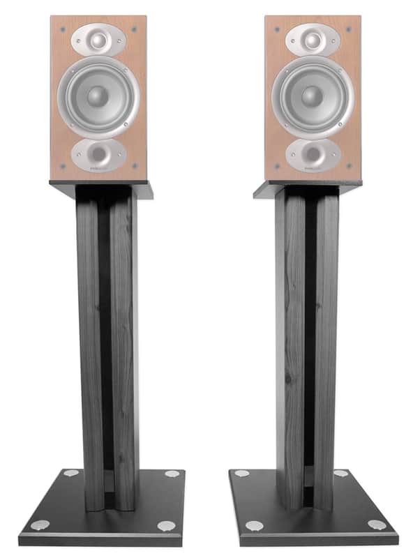 Pair 26" Bookshelf Speaker Stands For Polk Audio RTI A3 Bookshelf Speakers image 1