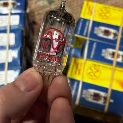 JJ Electronic ECC83S / 12AX7 Preamp Tube 2010s - Clear Glass image 3