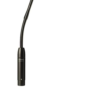 Shure MX418D/C Cardioid Condenser Microphone, 18" Gooseneck, Includes Desktop Base with 10' Cable, Logic Functions, Programmable Switch, LED Indicator, Snap-Fit Foam Windscreen image 1