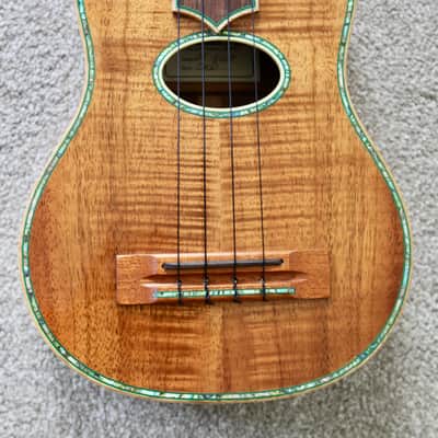 Brand New Maui Music Peter Lieberman 5A Koa Deluxe Concert Ukulele  image 2