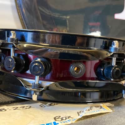 Terry Bozzio's DW - 8" Collector's Series Piccolo Tom - Purple Satin Oil - "Gb/F#". Autographed! image 9