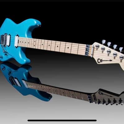Charvel Pro-Mod San Dimas Style 1 HH FR M 2019 - Present - Matte Blue Frost image 2
