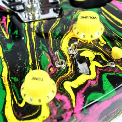 Custom Swirl Painted and Upgraded (MIK) Ibanez RG 270 Electric Guitar image 8