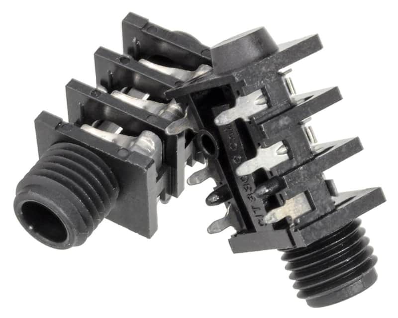 Fender 005-3450-049 6-Pin Stereo Amp Jack (2) image 1