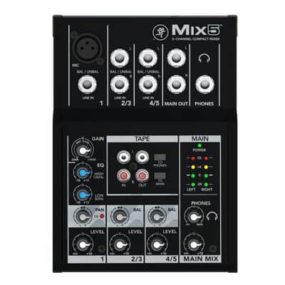 Mackie Mix5 5-Channel Analogue Studio Mixer image 1