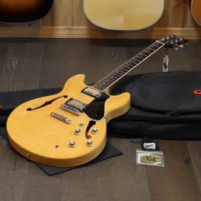 Yamaha SA700 Super Axe Semi-Hollow Electric Guitar Natural + GB