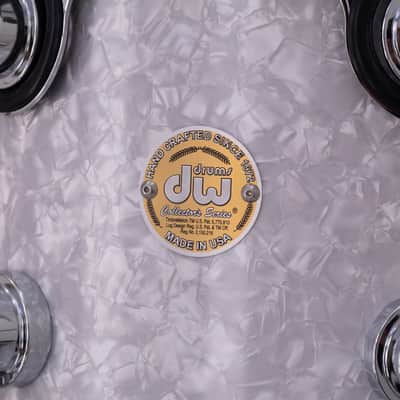 Dw (Drum Workshop) Collectors Series Ii, 4 Piece Drum Kit, White Marine Pearl, (Pre Loved) image 9