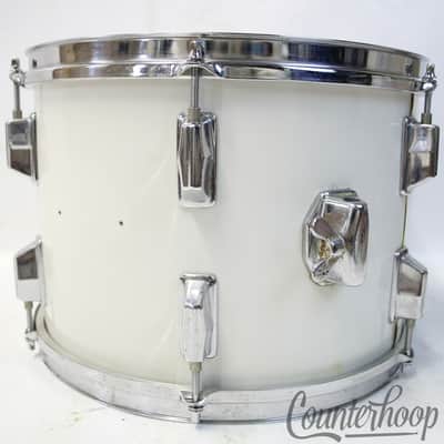Pearl 13x9"Tom Drum Piano White Wrap 6Ply Mahogany Lauan Shell Vintage 70s Japan image 4