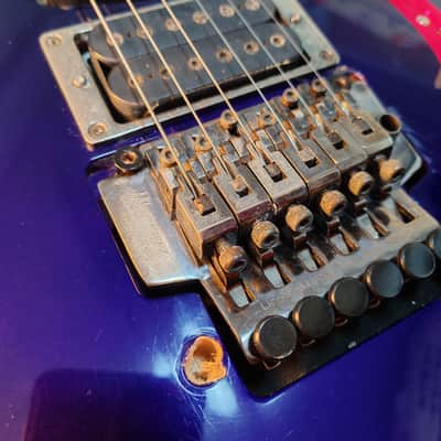 1999 Ibanez Japan PGM30 Paul Gilbert Signature Model (Jewel Blue) w/ Reverse Headstock, Lo-TRS II Tremolo, MIJ image 9