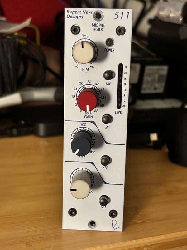 Rupert Neve Designs Portico 511 500-Series Mic Pre Module with Silk 2013 - Present - White image 1