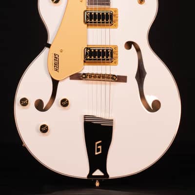 Gretsch G5422GLH Electromatic Hollow Body, Left-Handed, Laurel FB, Snowcrest White image 1