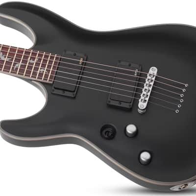 Schecter Damien Platinum-6 LH Satin Black image 2