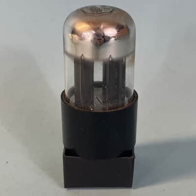 1954 Sylvania 6SN7GTA Vintage Black Plate Chrome Top Motorola Preamp Tube! T262 image 3