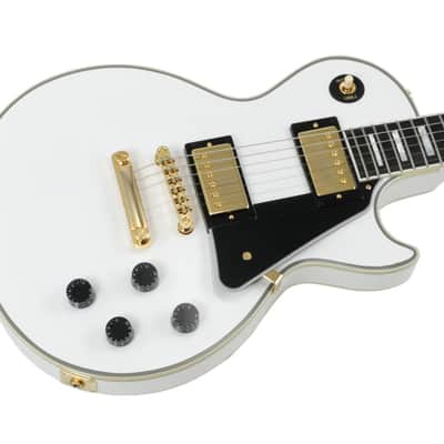 Epiphone Inspired By Gibson Custom Les Paul Custom Alpine White image 1