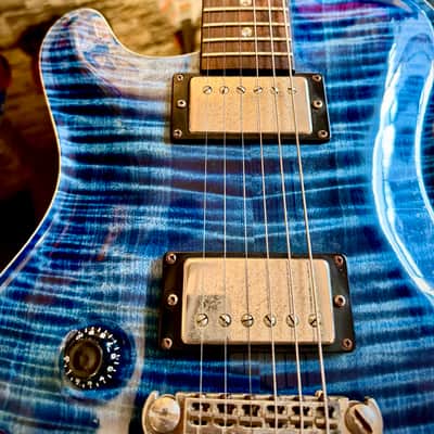 Nik Huber DOLPHIN CUSTOM LEFTY Super Flame Top Curly Mahogany  BRAZILIAN ROSEWOOD ( 2010) image 12