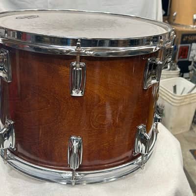 Tama Superstar 10" deep X 14" head Rack Tom (10153-415) 80's - Mahogany Gloss image 5