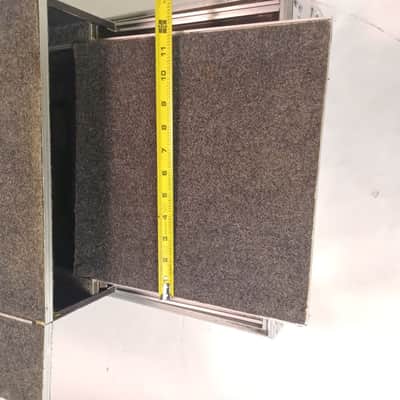 Odyssey Mixer 2 Shelf Gliding Coffin Case ATA Flight 18.5x12-14.5x9 3/4 image 18
