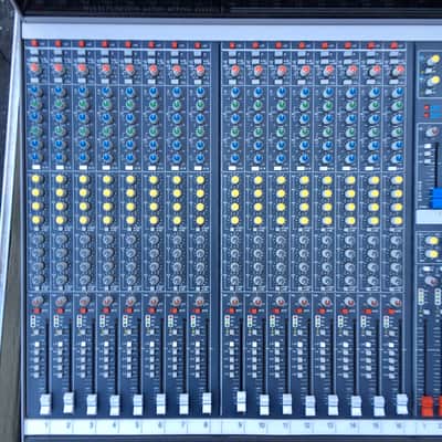 Allen and Heath GL3000 analog console with meter bridge, power supply and road case image 3
