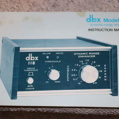 DBX 118 - Gearspace