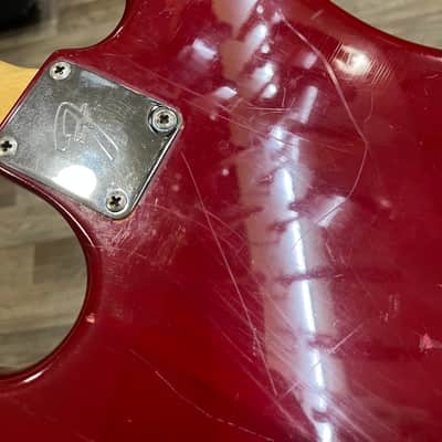 Fender Musicmaster with Rosewood Fretboard 1978 - Red image 20