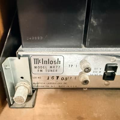 McIntosh MR 77 Tuner 70’s - Wood case Extremely good condition image 9