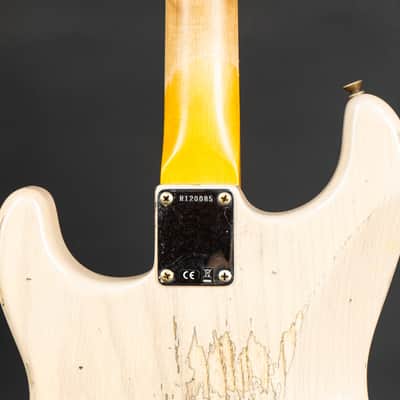 Fender Custom Shop 1956 Stratocaster Heavy Relic - Super Faded Aged Dirty White Blond image 6