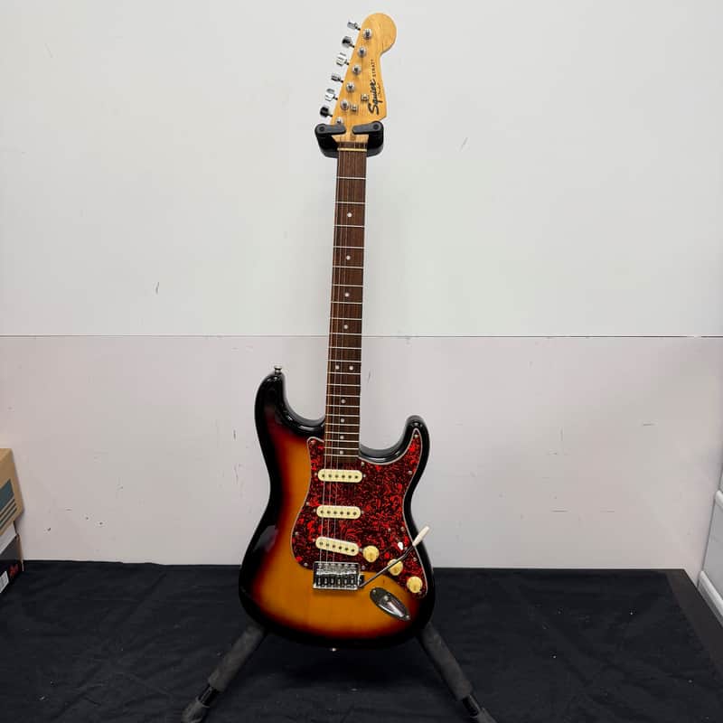 Used Squier by Fender Strat Stratocaster Electric Guitar image 1